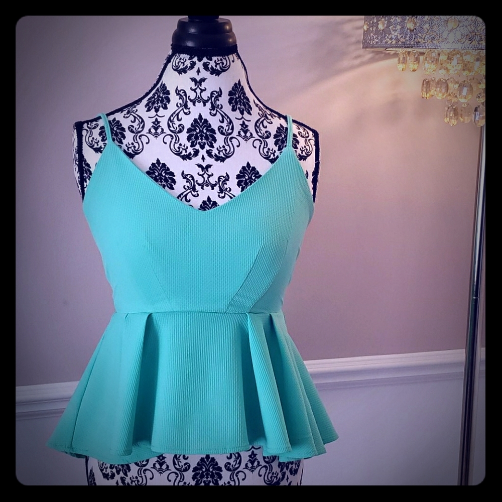 Peplum Strappy Top